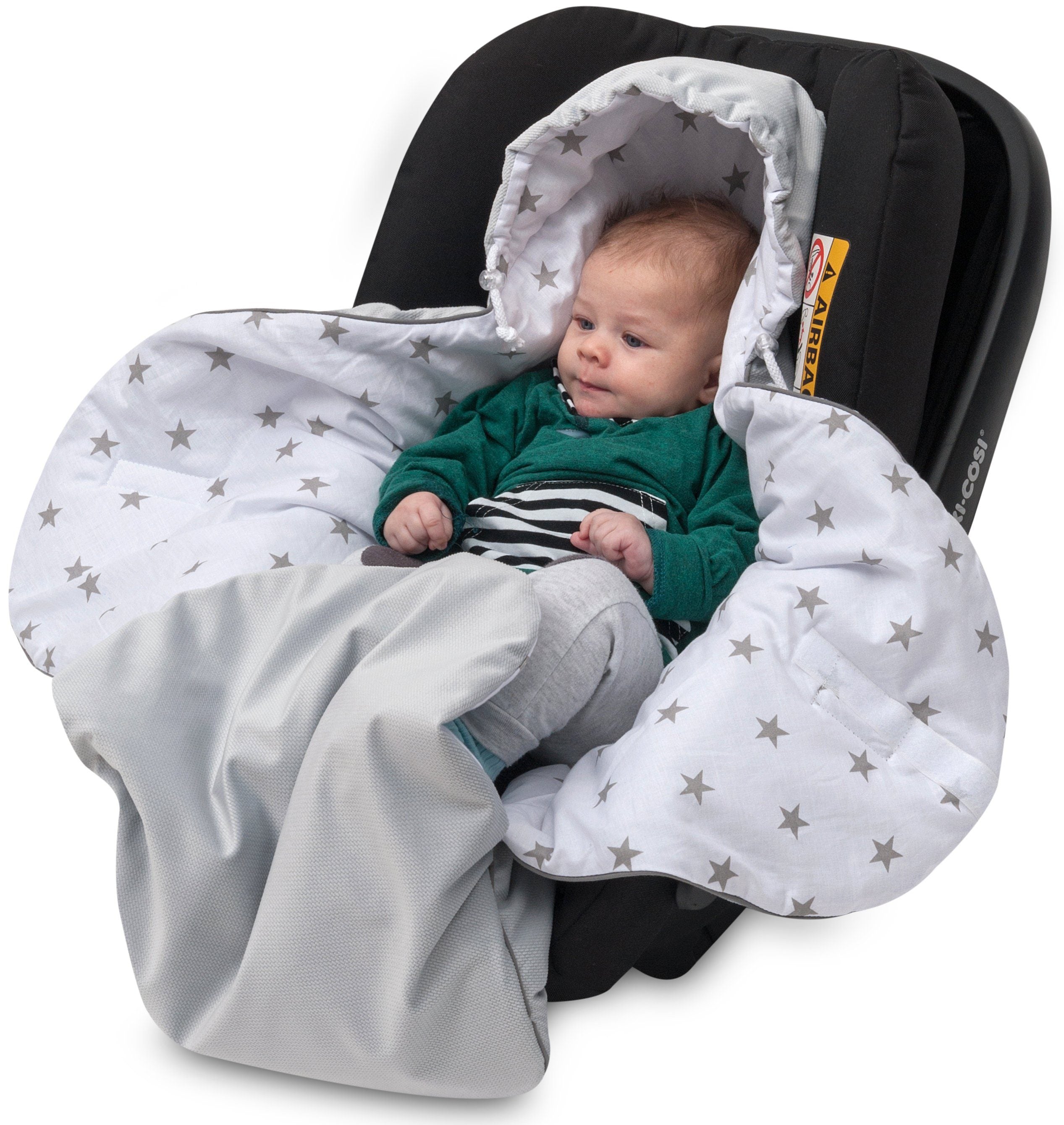 Baby snuggle blanket for best sale car seat