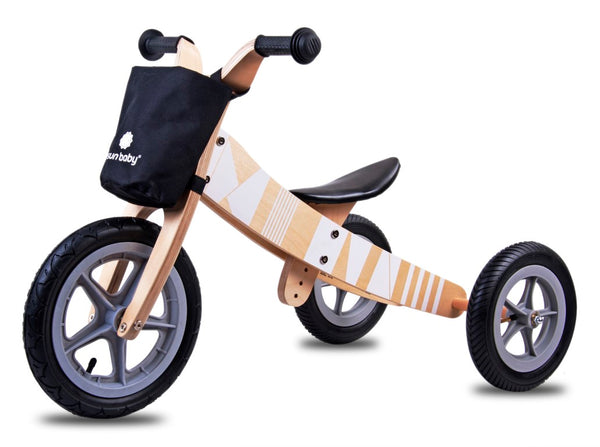 Wooden 2-in-1 race bike Twist Samoa.