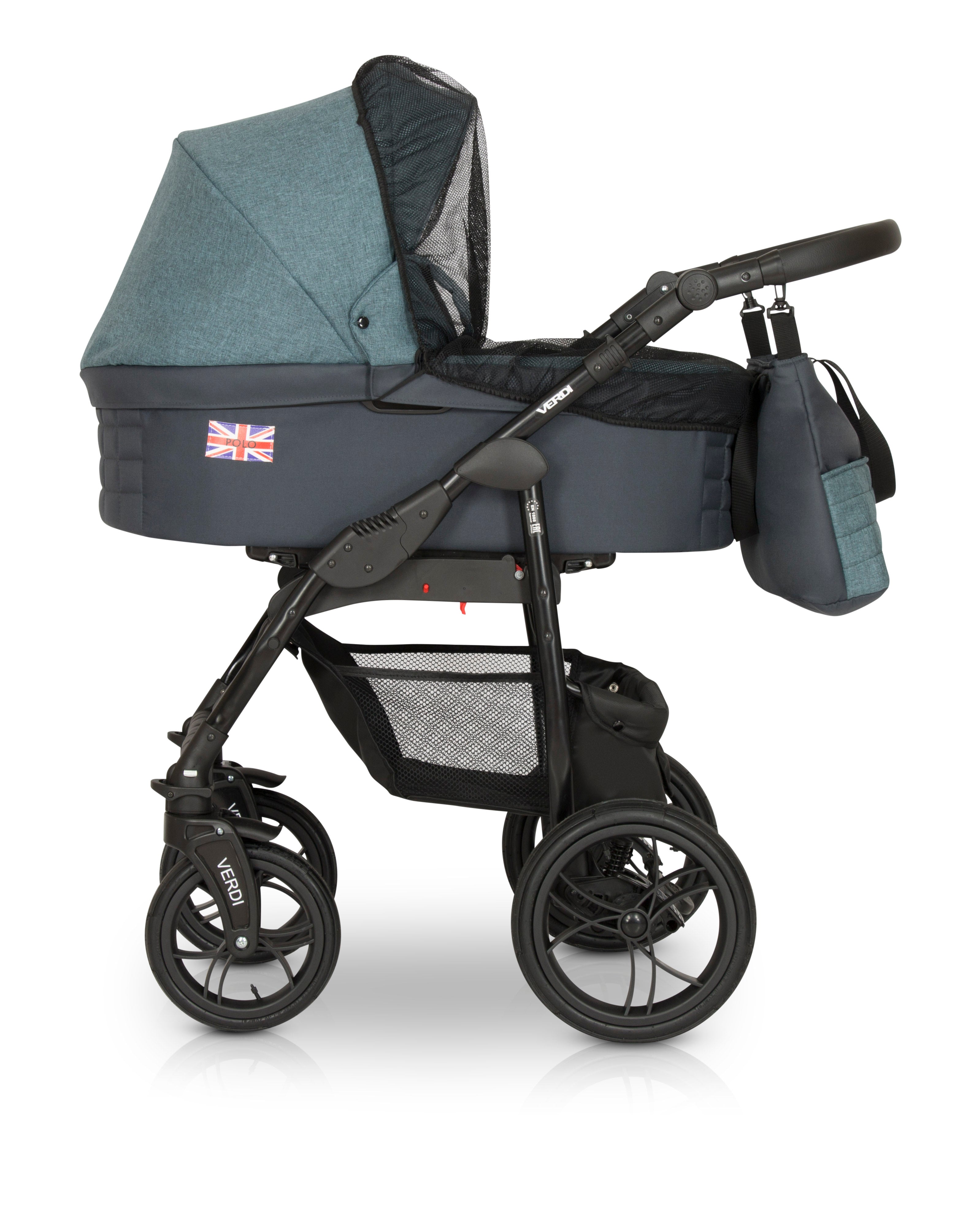 New Baby Pushchair 3in1 Travel system with car seat POLO London Edition Bello Babies